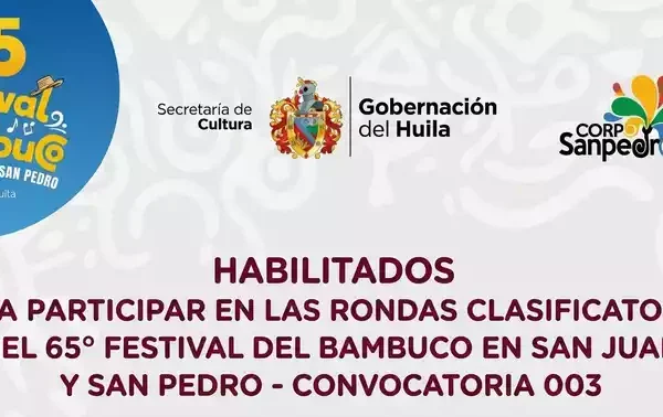 HABILITADOS PARA PARTICIPAR EN LAS RONDAS CLASIFICATORIAS DEL 65° FESTIVAL DEL BAMBUCO EN SAN JUAN Y SAN PEDRO
