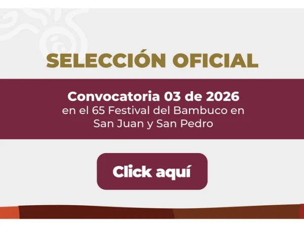 Selección Oficial De La Convocatoria 03 De 2026 Para La Versión 65 Del Festival Del Bambuco En San Juan Y San Pedro